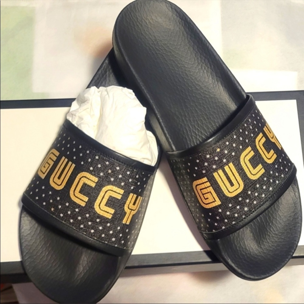 GUCCI x SEGA Slide Sandals sz 41